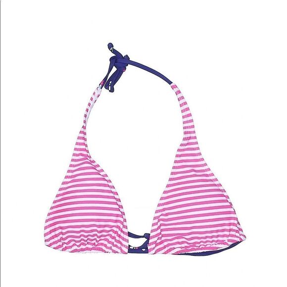 ✨Old Navy Stripped Pink Bikini Top✨ - Picture 2 of 6
